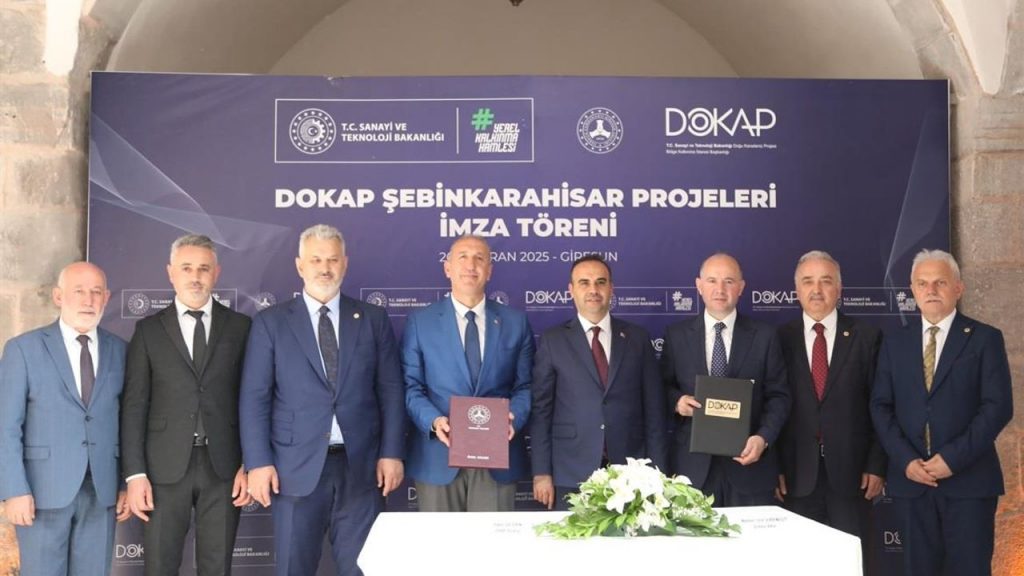 Sanayi ve Teknoloji Bakanı Mehmet Fatih Kacır, Giresun Şebinkarahisar’da Protokol İmza Töreni'nde