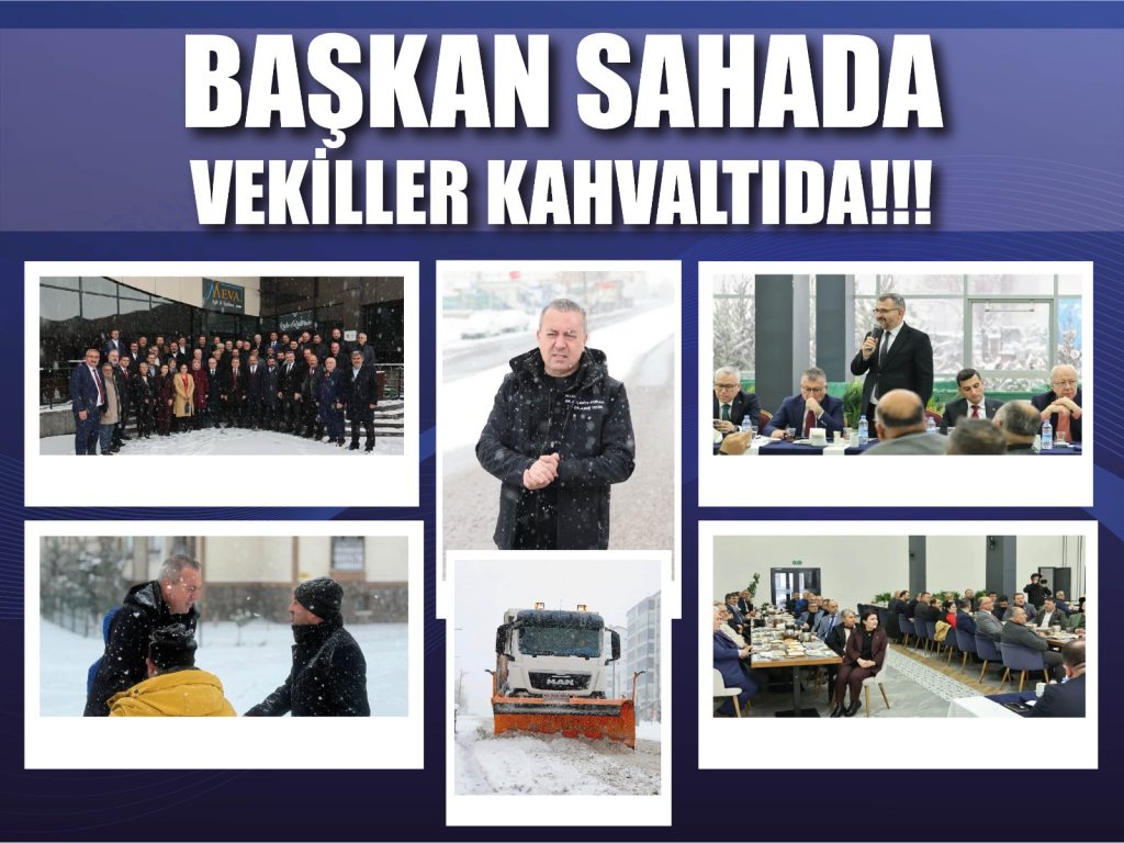 BAŞKAN SAHADA, VEKİLLER KAHVALTIDA!..