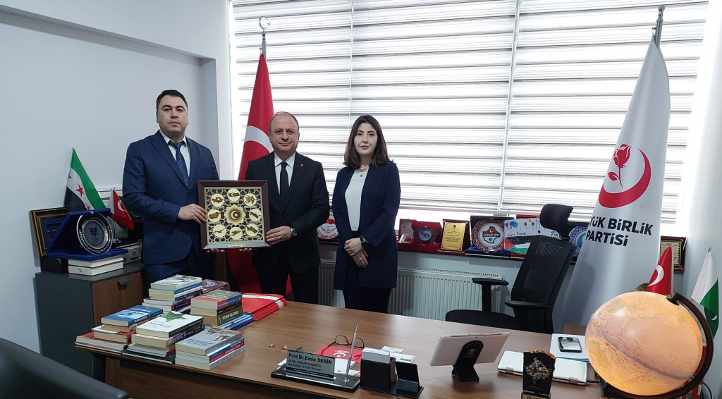 TURAN DEVLETLERİ MEDYA BİRLİĞİ’NDEN PROF. DR. EMİN SERİN’E ZİYARET